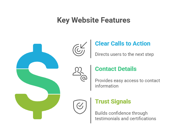 what makes a good business website