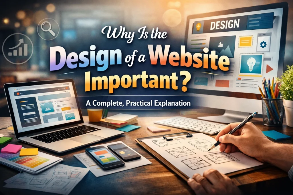 why is the design of a website important